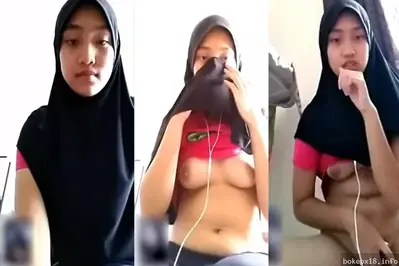 Aisyah ABG Hijab Baju Merah VCS Ngentot Memek Basah Liar